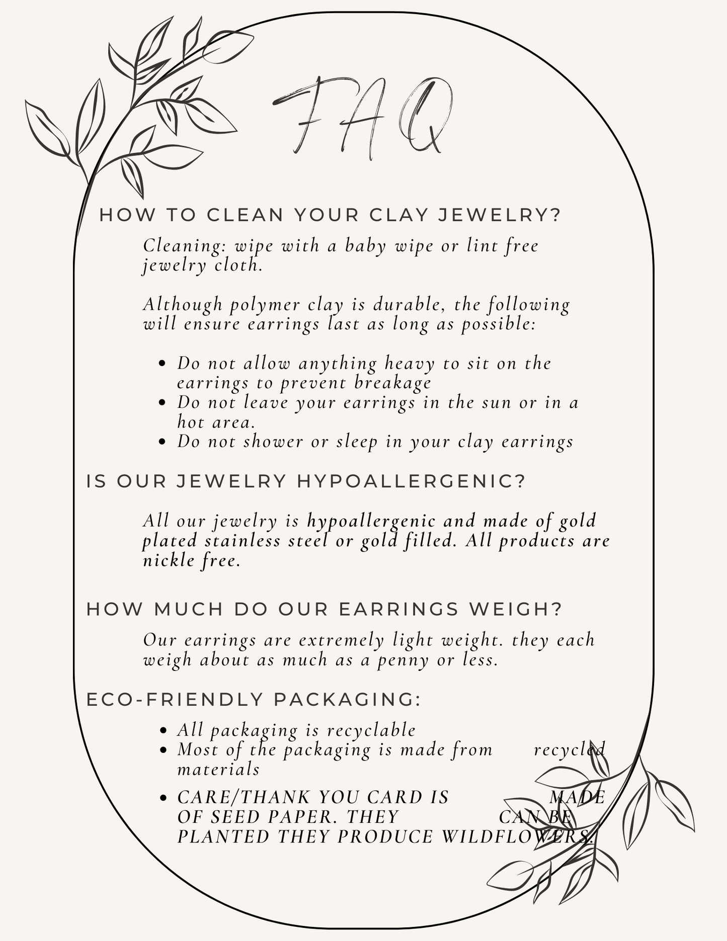 Black Micro Detailed Oval Dangles