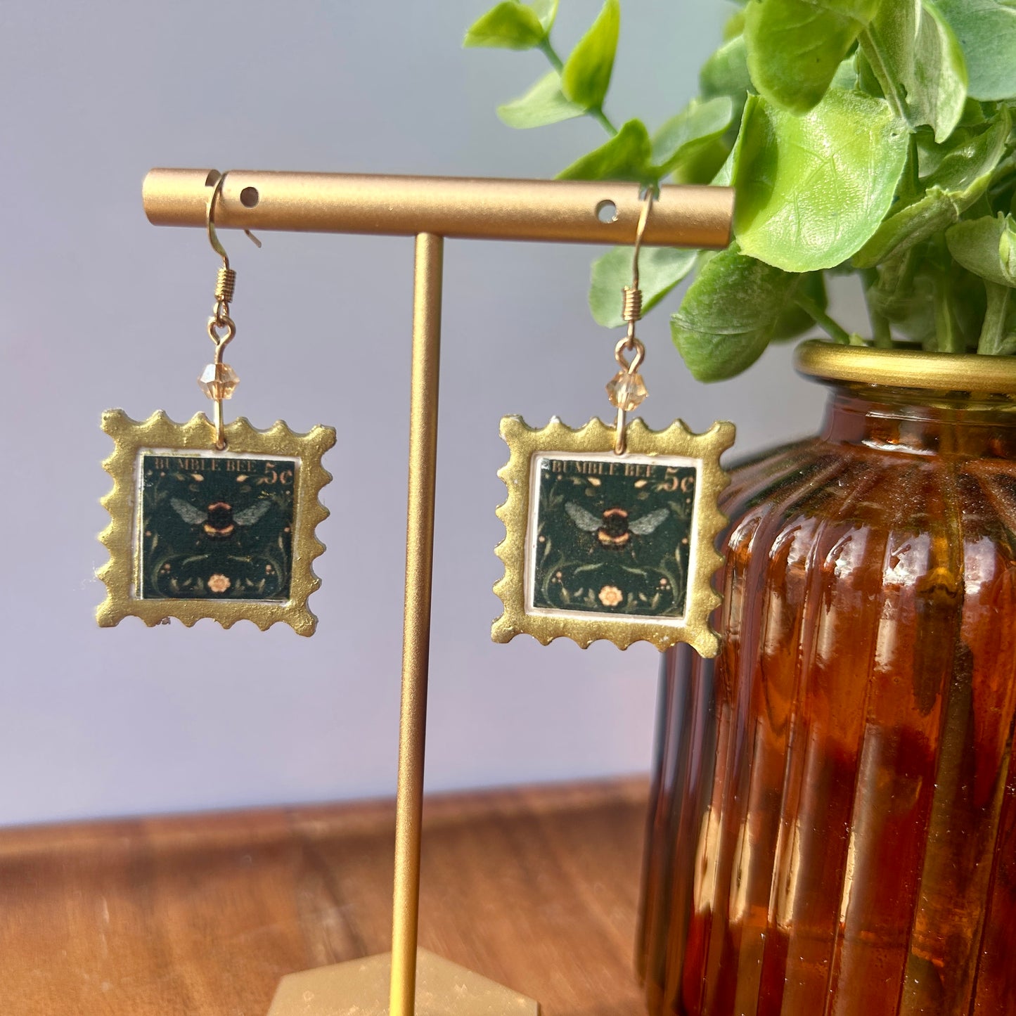 Spring Stamp Earrings