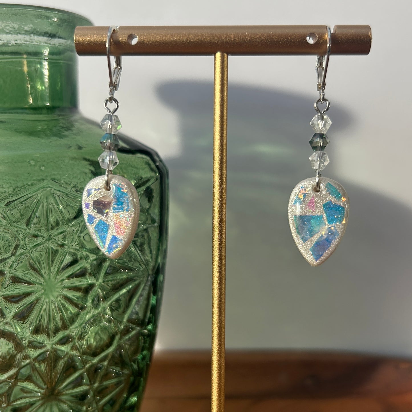 Iridescent Mosaic Earrings (4 variations)