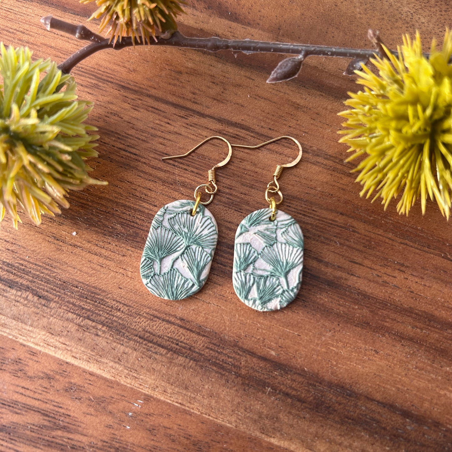Gingko Leaf Earrings (2 variations)