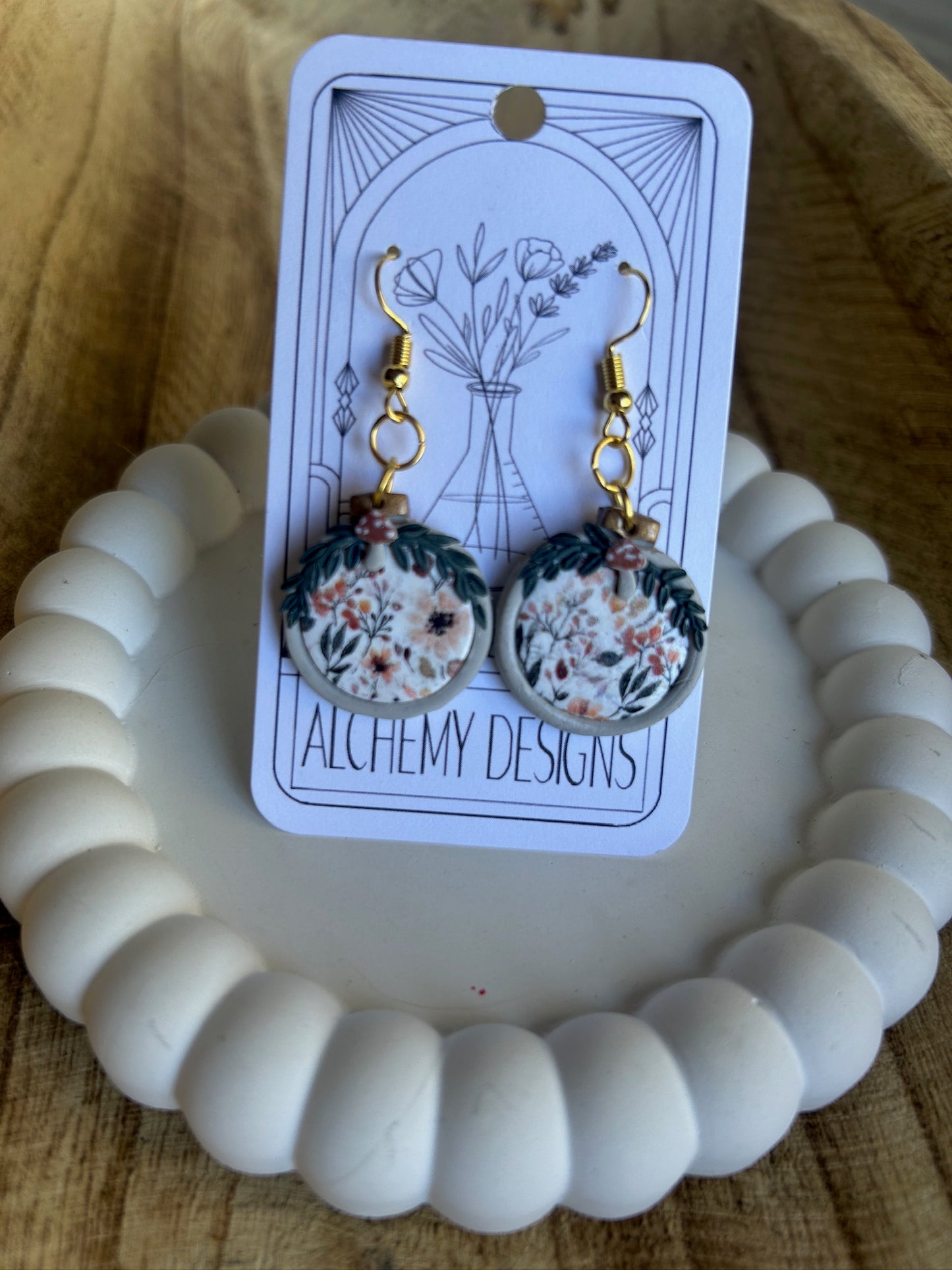 Hollday Mushroom Earrings