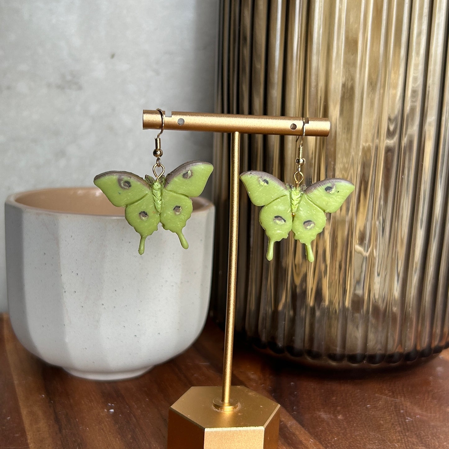 Luna Moth Earrings