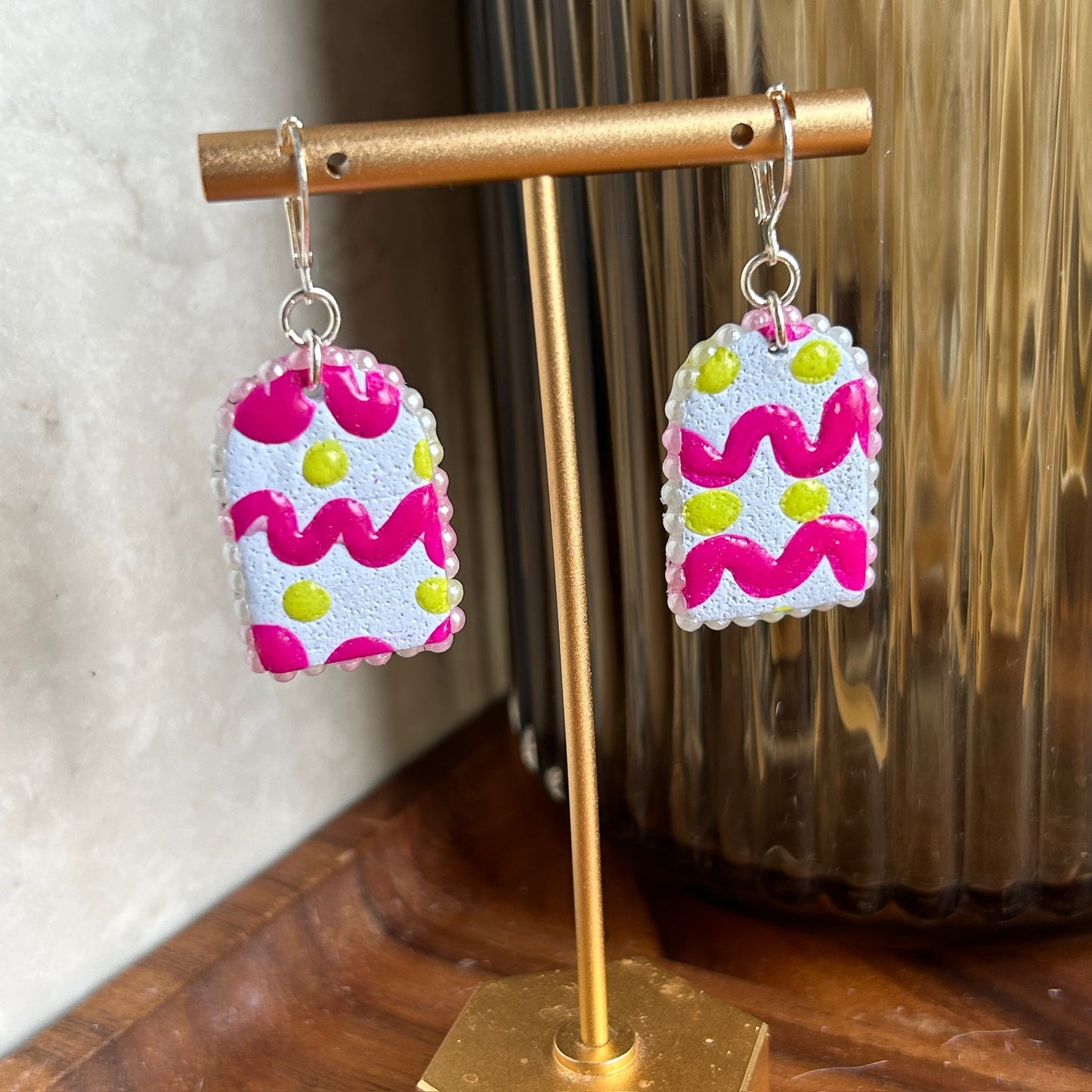 Colorful Arched Earrings (2 color options)