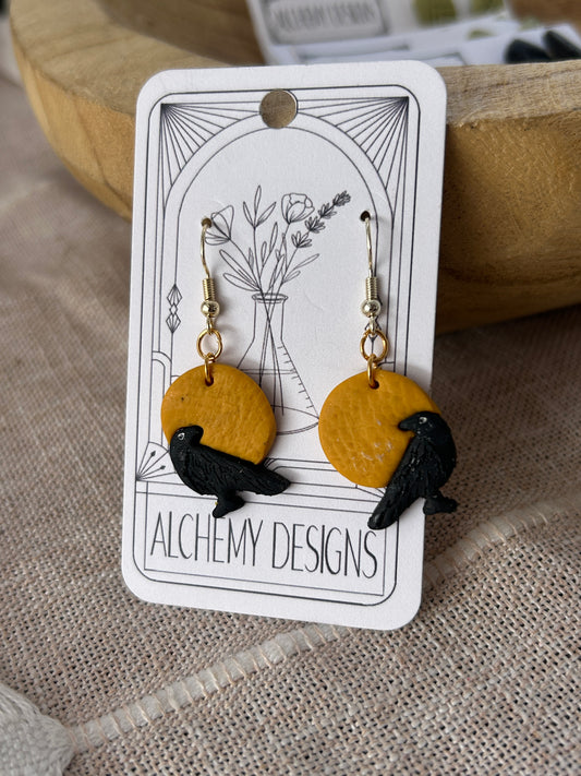 Raven Earrings