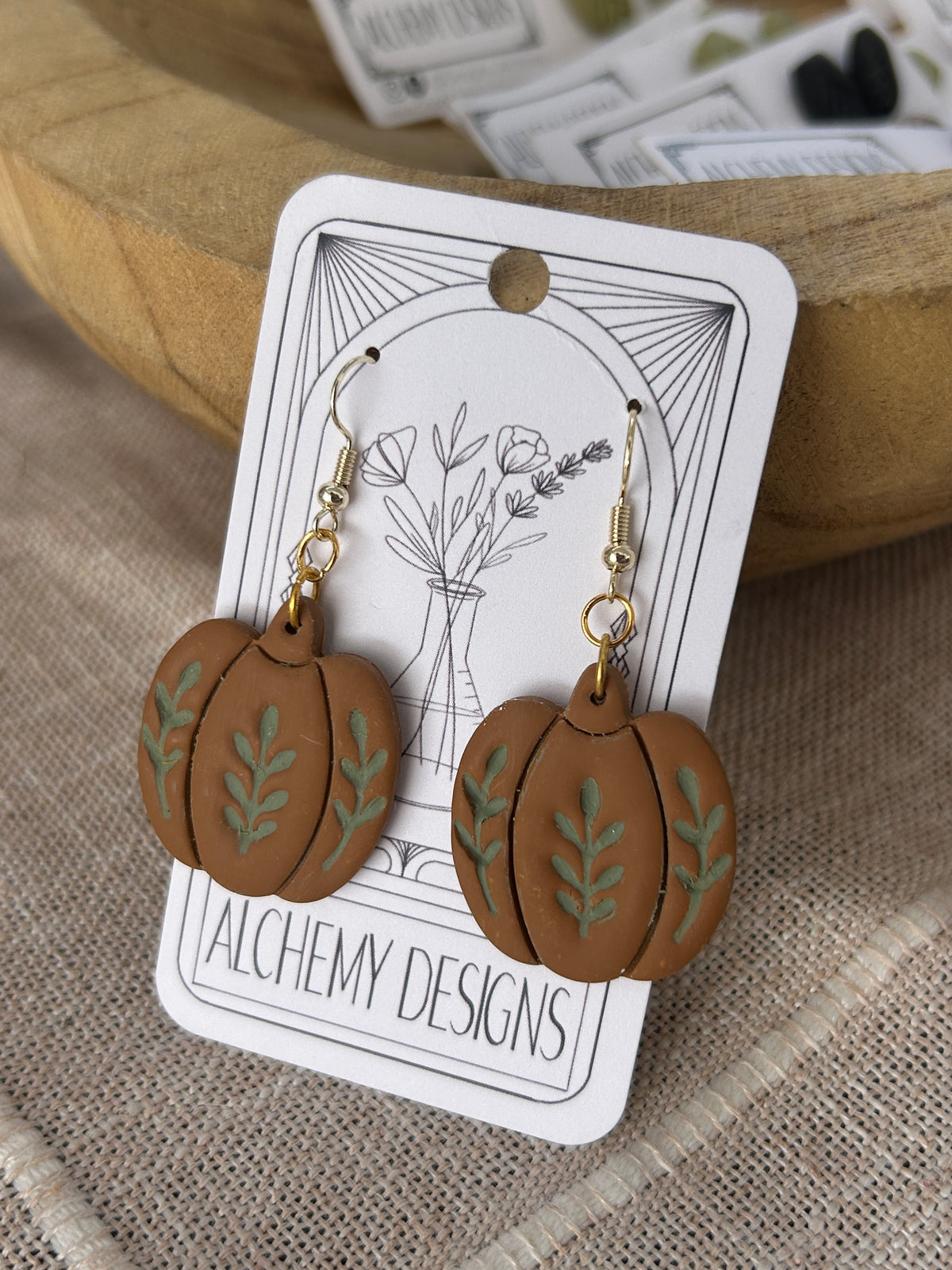 Pumpkin  Earrings