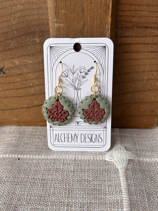 Maple Leaf Earrings
