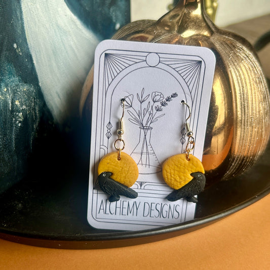 Raven Earrings