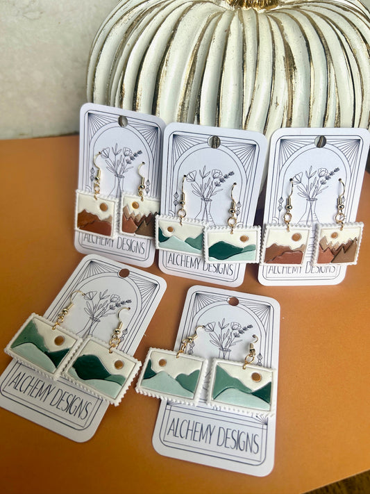 Mountain Scape Earrings