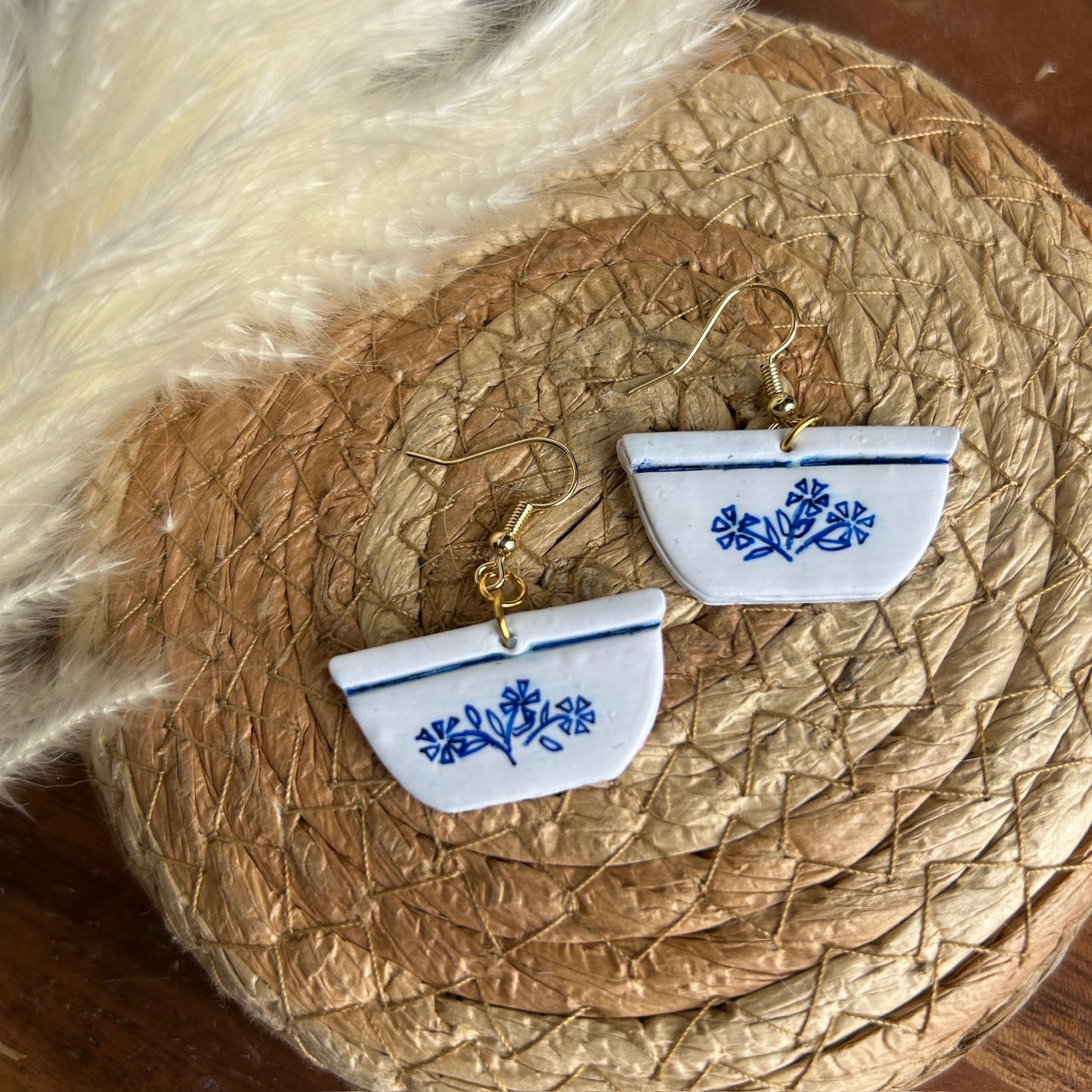 Vintage Bowl Earrings