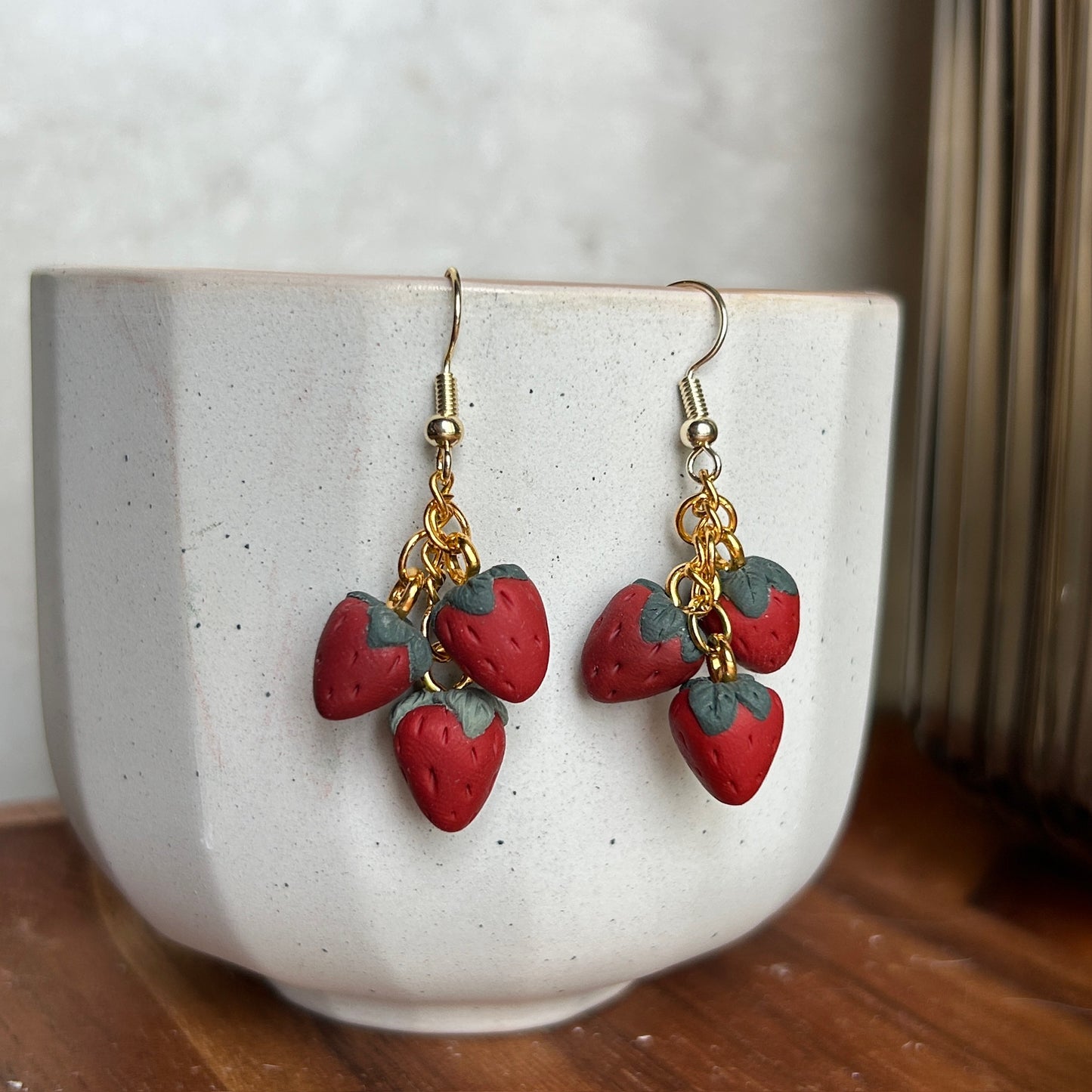 Strawberry Cluster Earrings