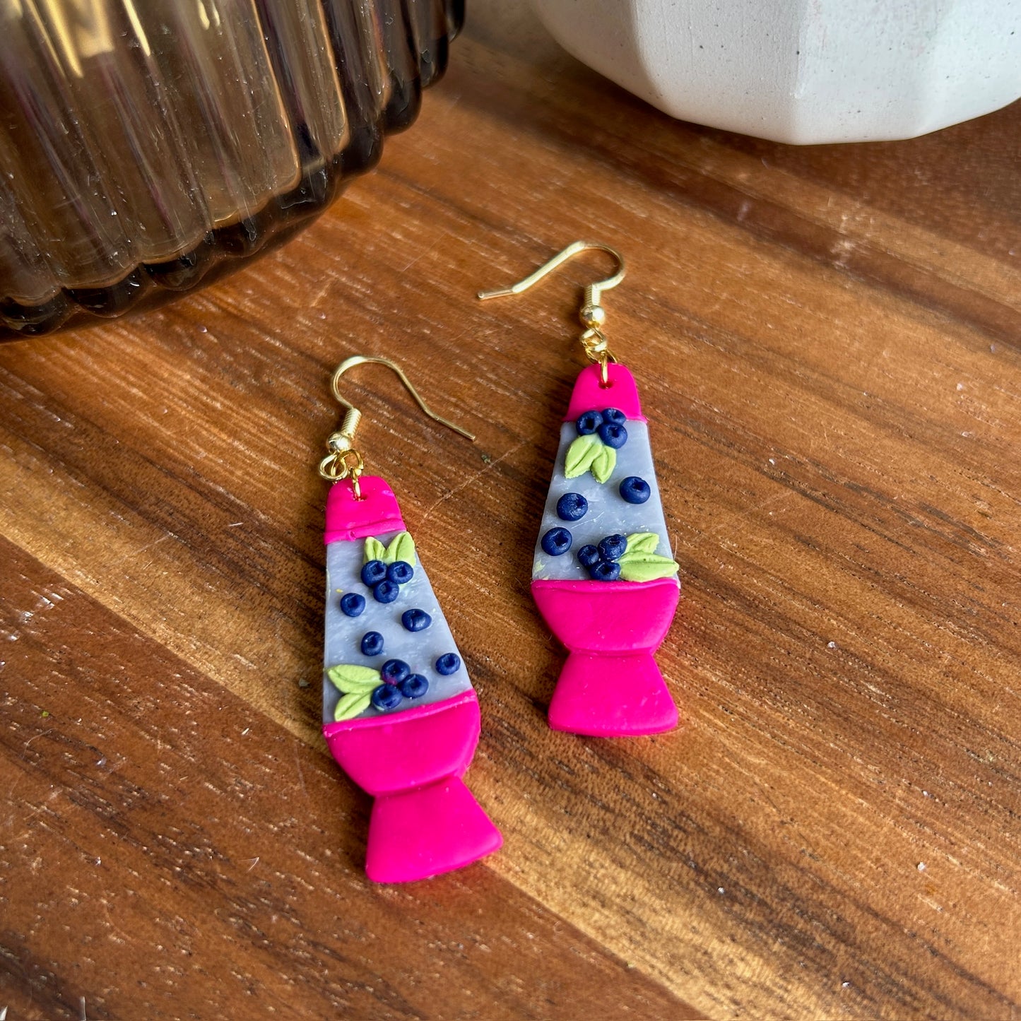 Fruit Lava Lamp Earrings (2 style options)