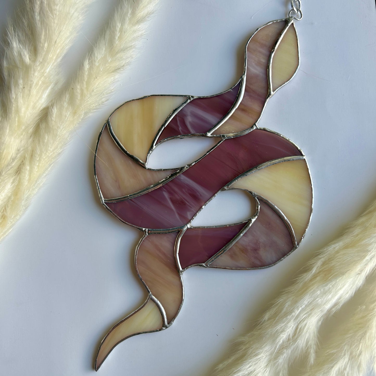 Snake Stained Glass Design (multiple options)