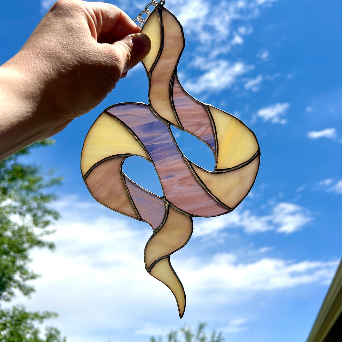 Snake Stained Glass Design (multiple options)
