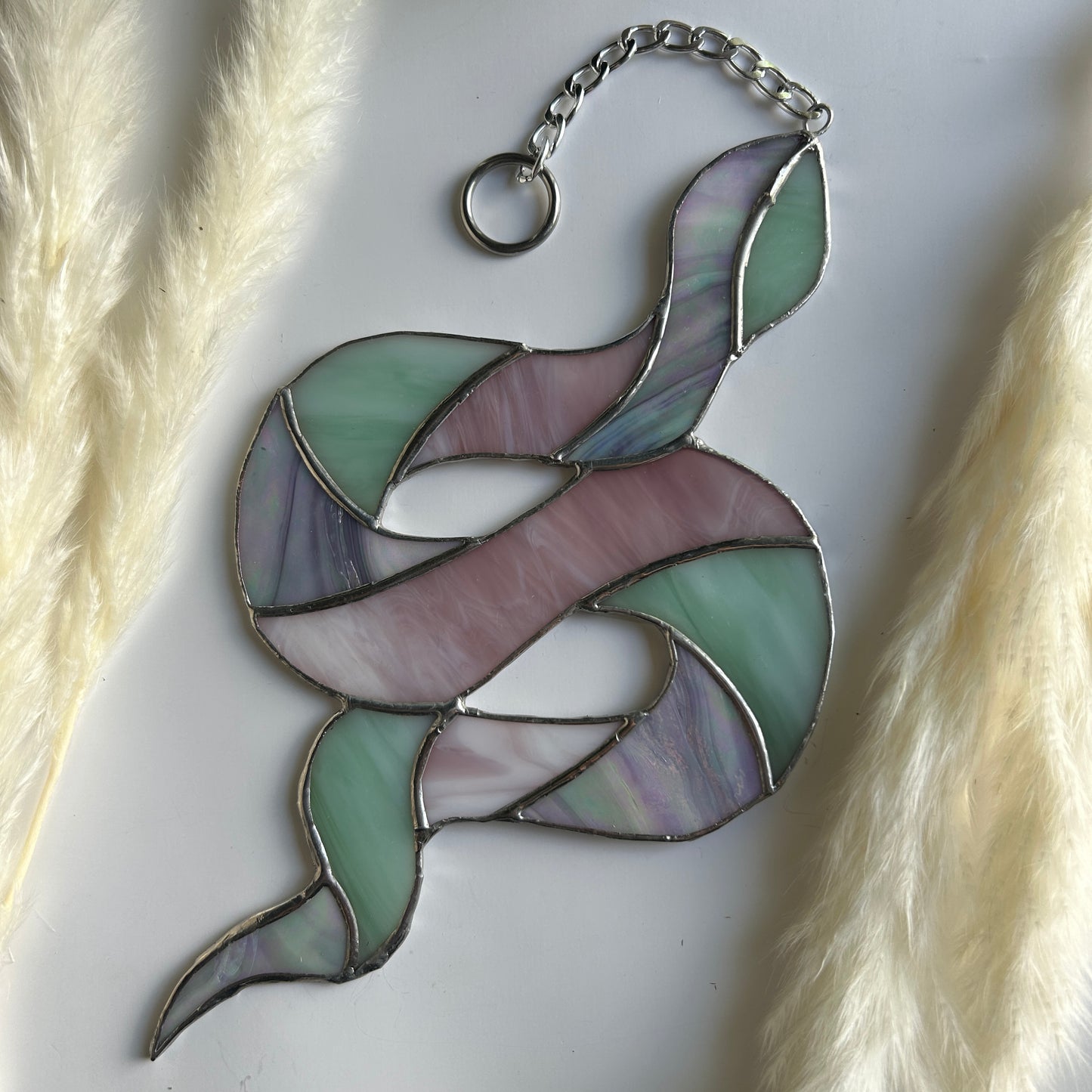 Snake Stained Glass Design (multiple options)