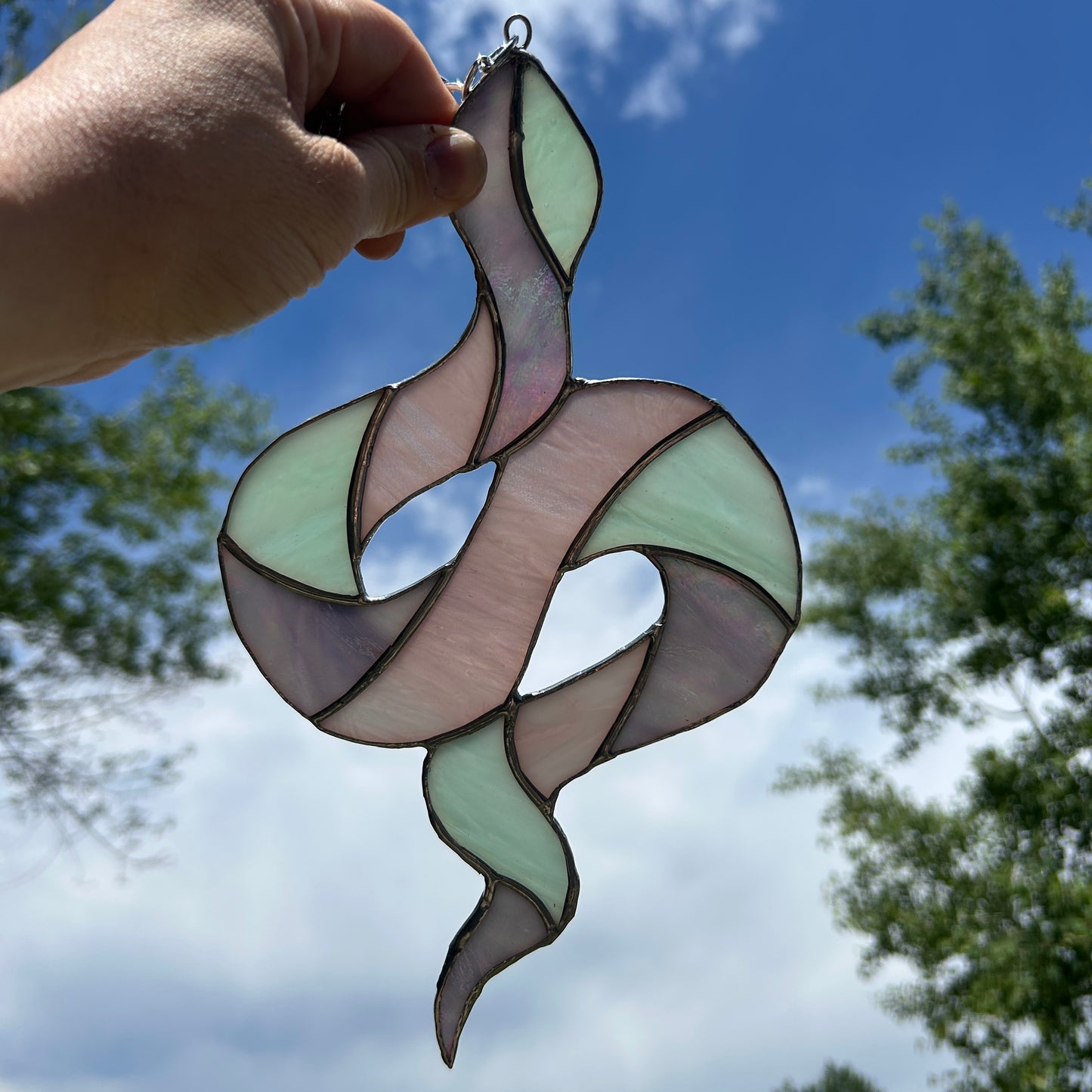Snake Stained Glass Design (multiple options)