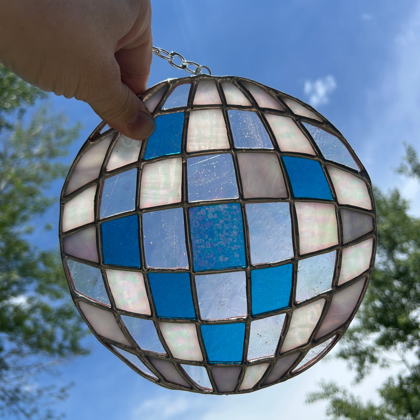 Mirrorball Stained Glass