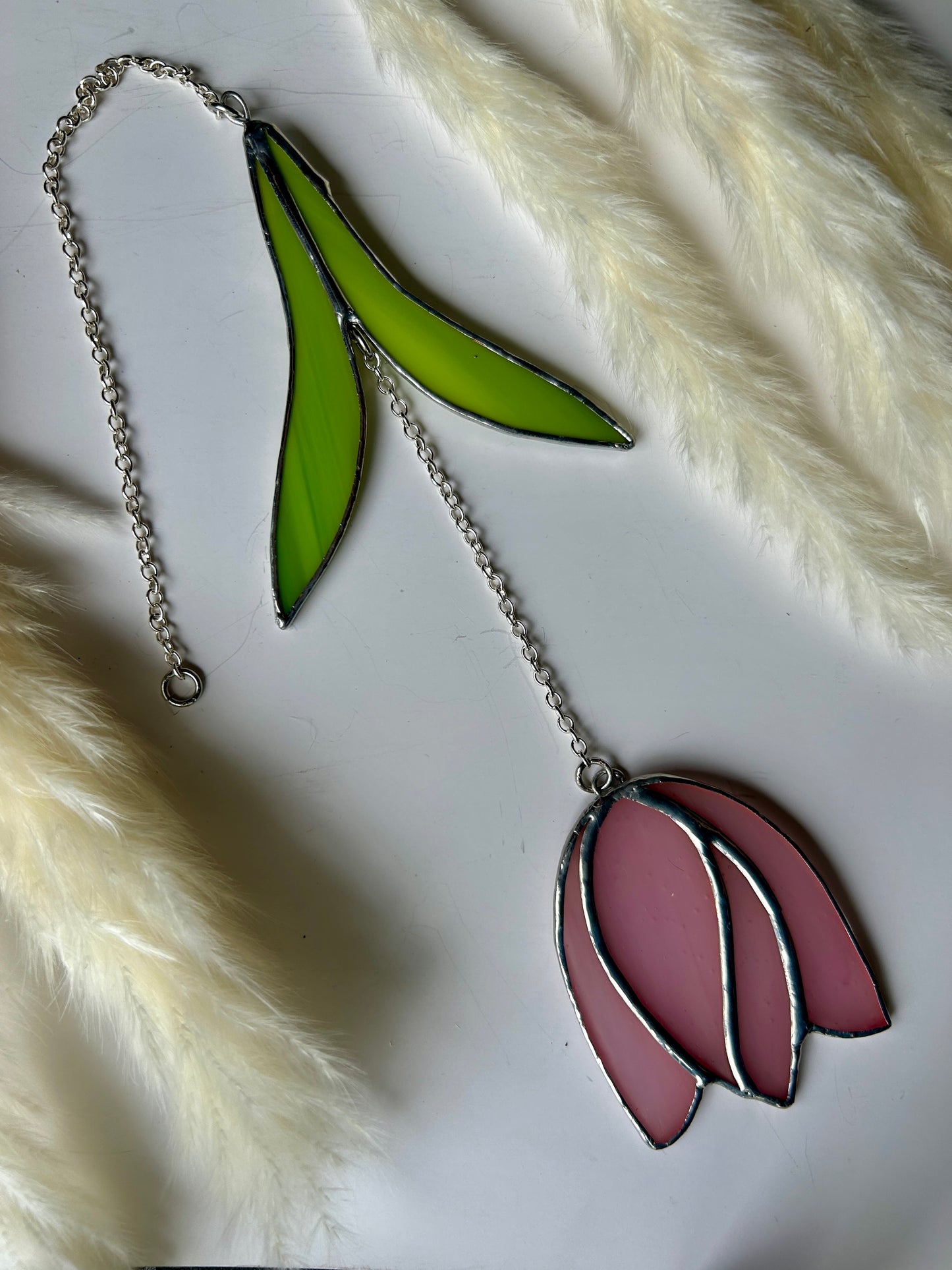 Tulip Dangle Stained Glass