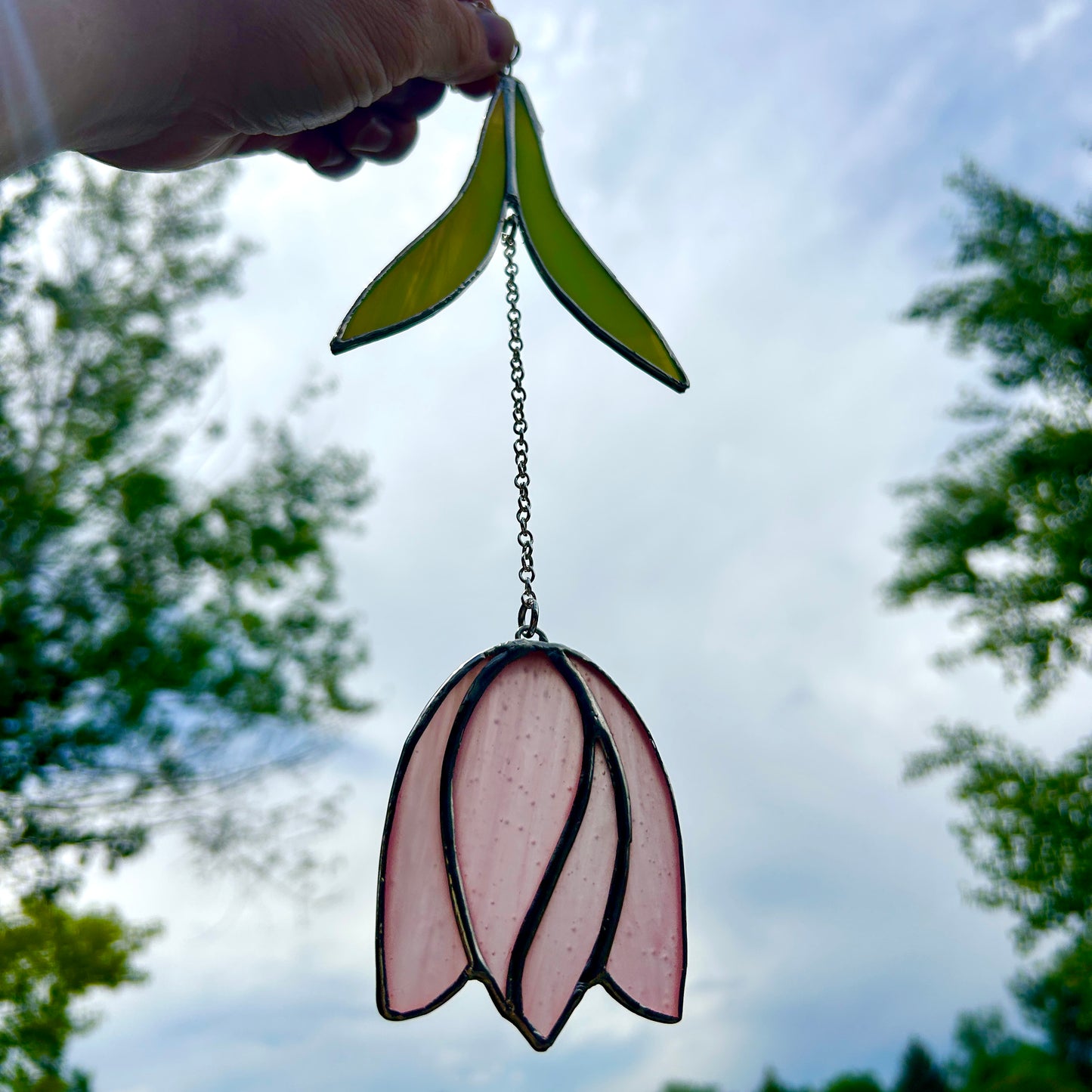 Tulip Dangle Stained Glass